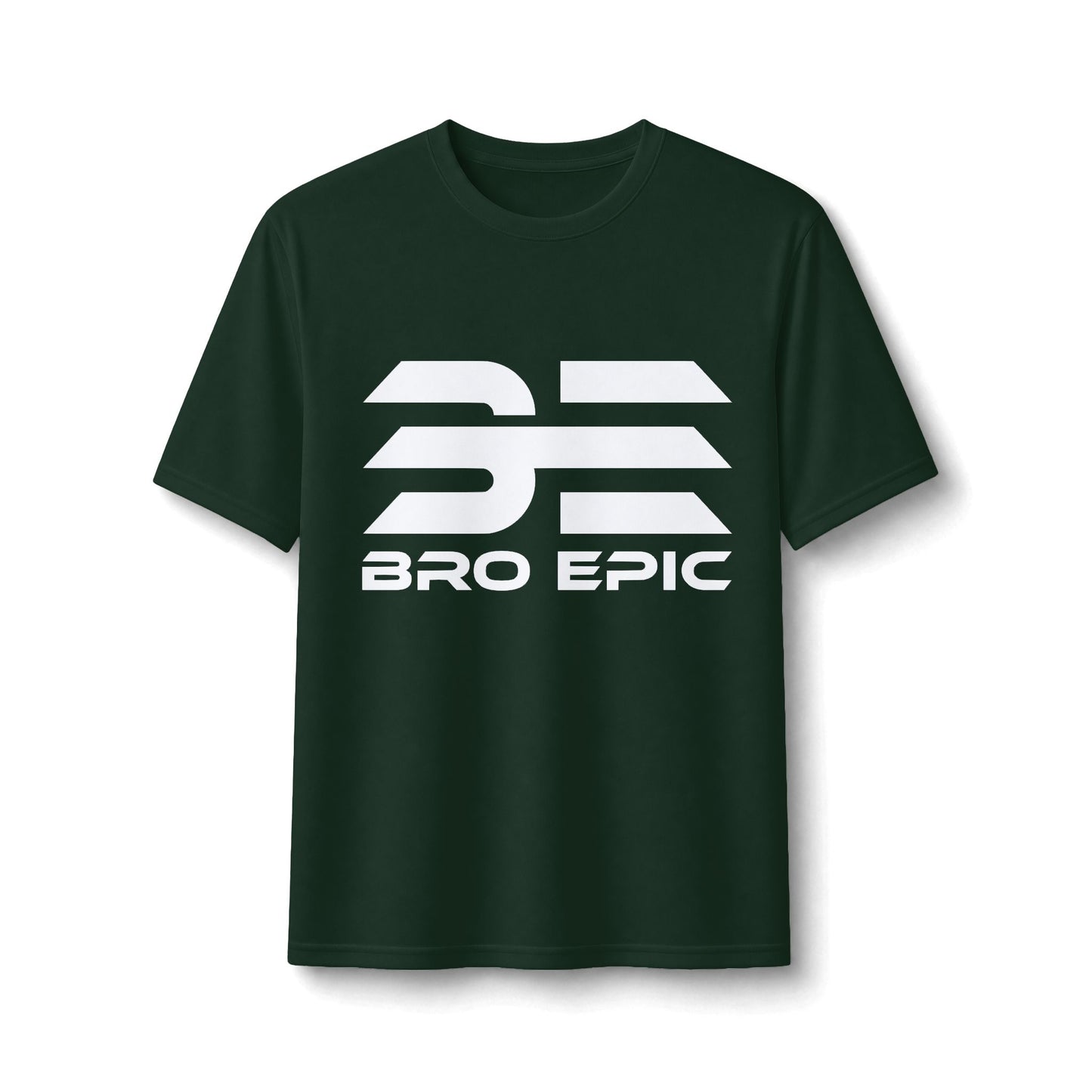 Bro Epic Performance Tee — Athletic Graphic Tee with Bold White Logo