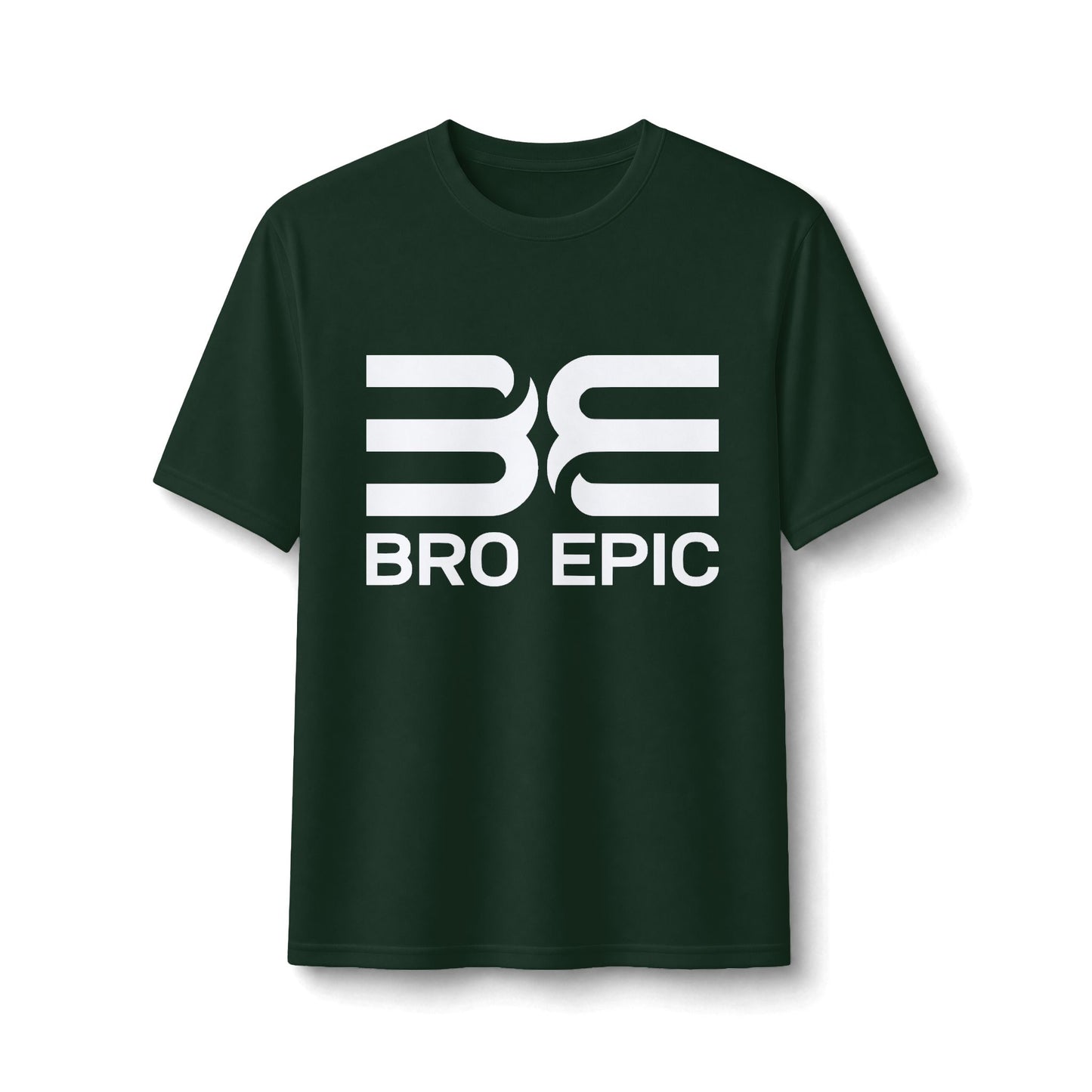 Bro Epic Performance Tee — Athletic Graphic Tee with Bold White Logo