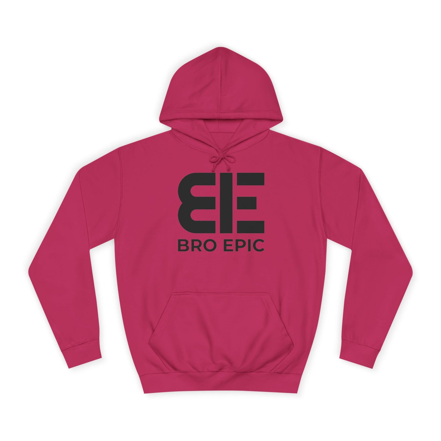 BE - College Hoodie Black Logo