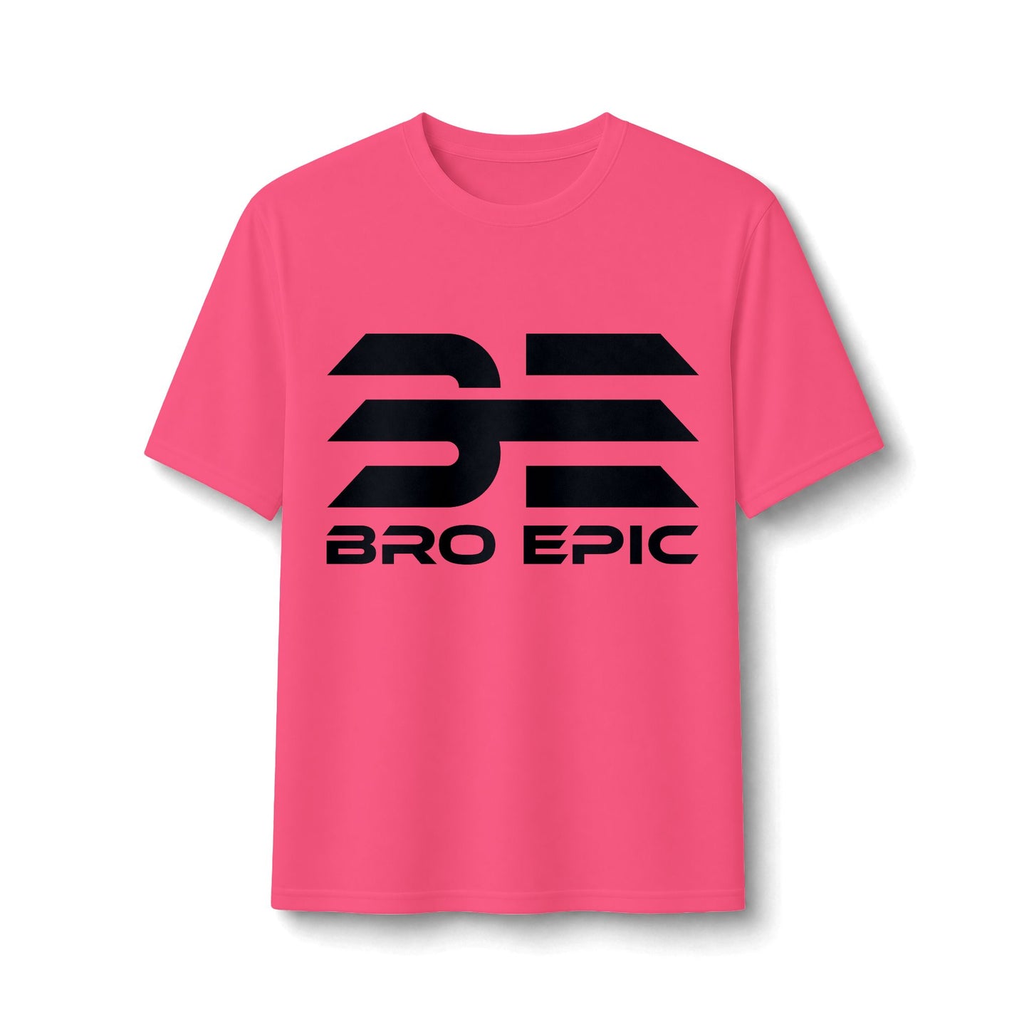 Bro Epic Performance Tee — Athletic Graphic Tee with Bold Black Logo