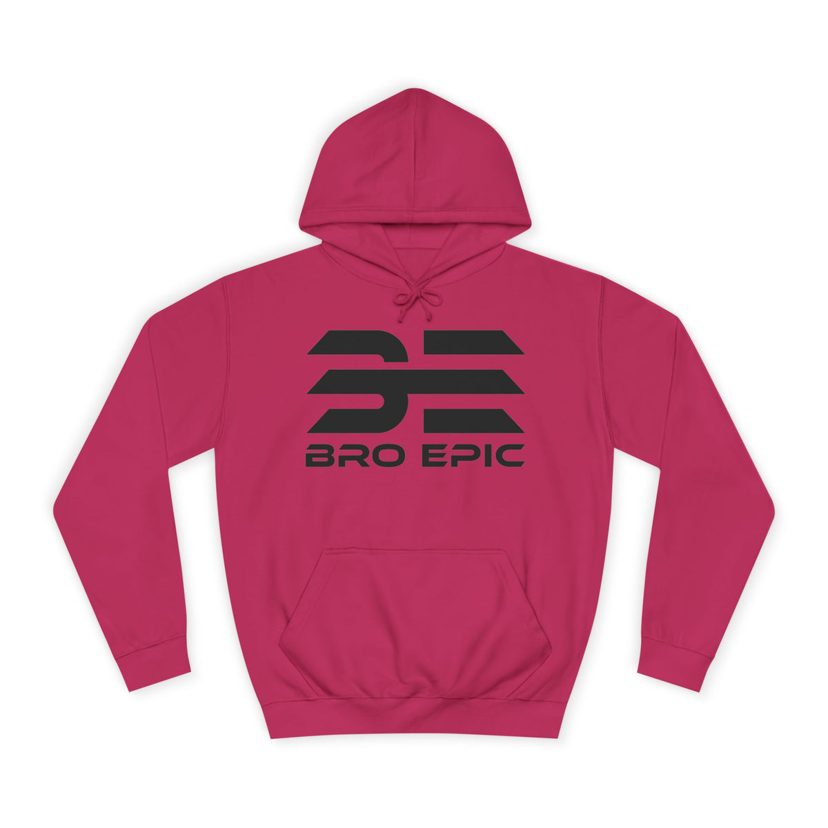 BE - College Hoodie Black Logo