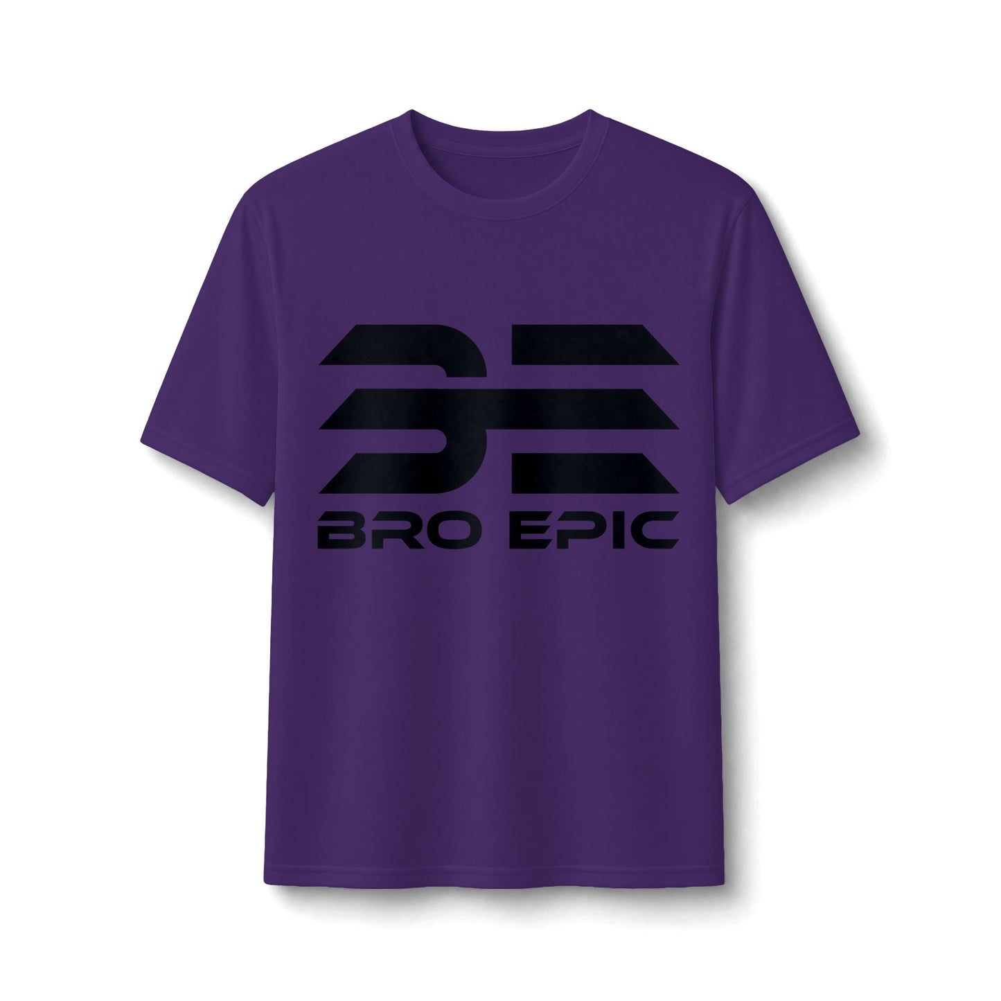 Bro Epic Performance Tee — Athletic Graphic Tee with Bold Black Logo