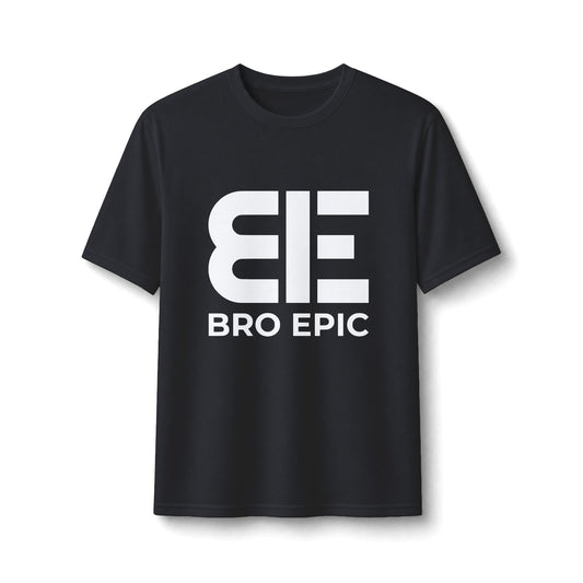 Bro Epic Performance Tee — Athletic Graphic Tee with Bold White Logo