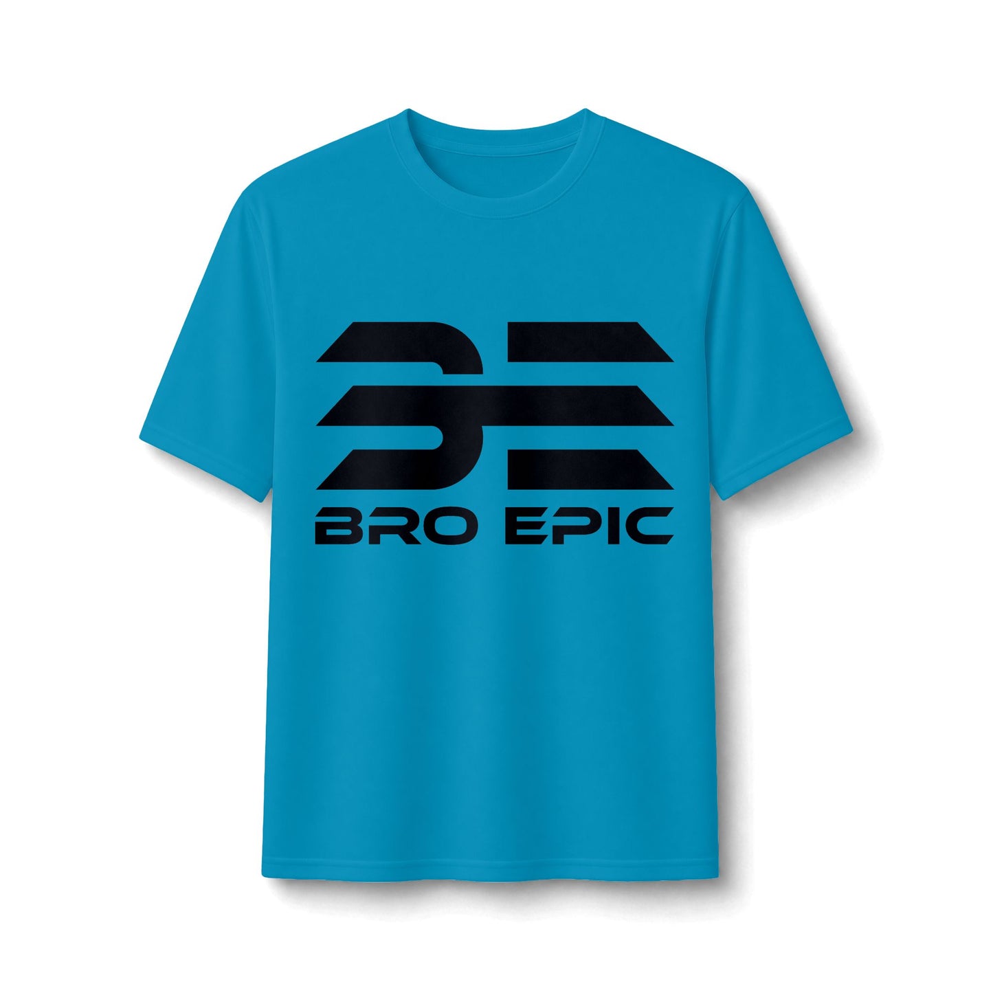 Bro Epic Performance Tee — Athletic Graphic Tee with Bold Black Logo