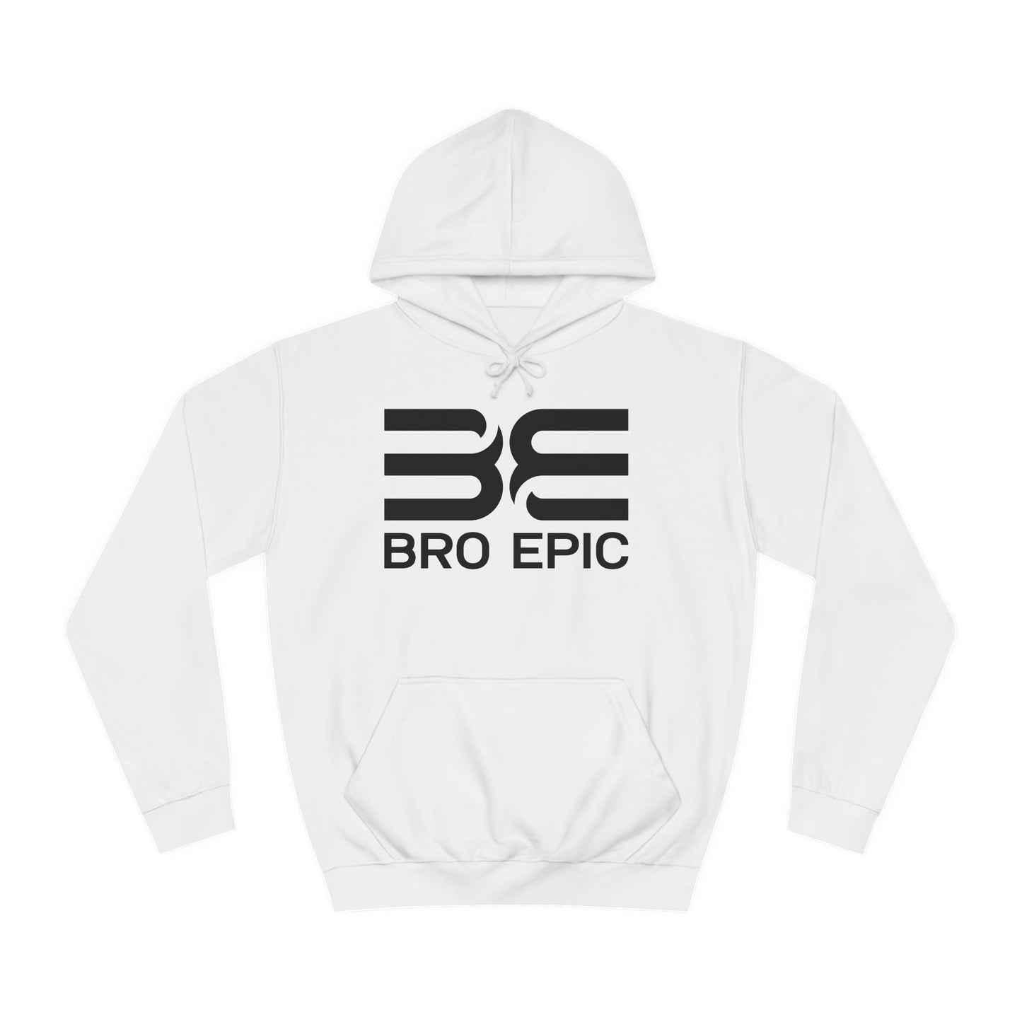 BE - College Hoodie Black Logo