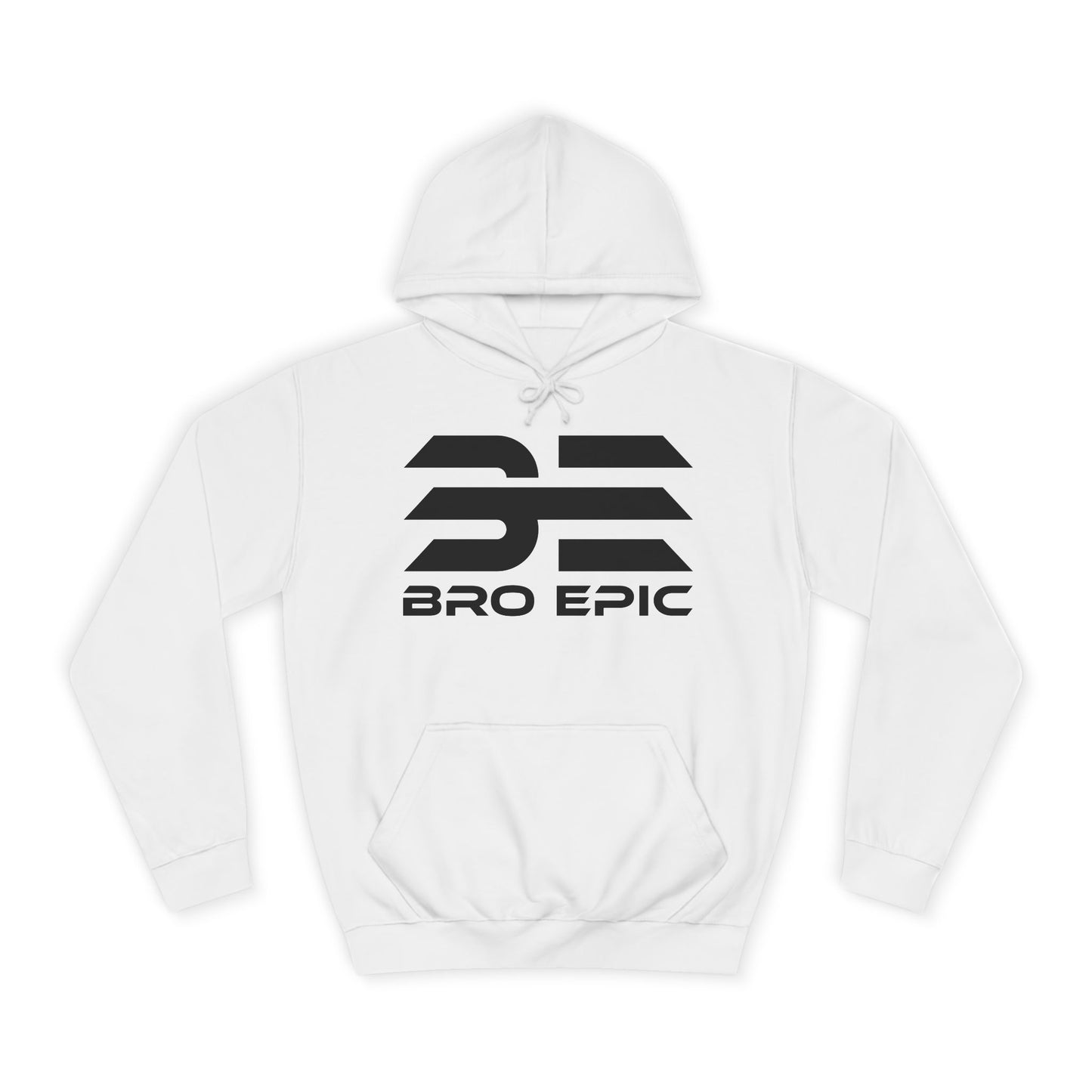 BE - College Hoodie Black Logo