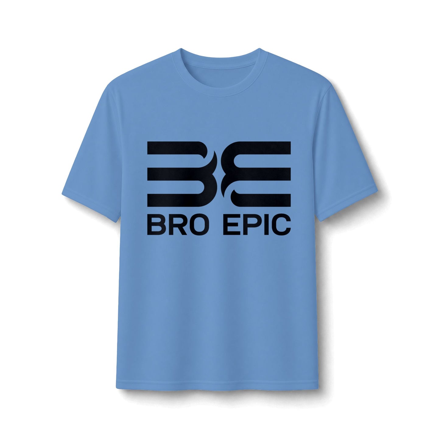 Bro Epic Performance Tee — Athletic Graphic Tee with Bold Black Logo