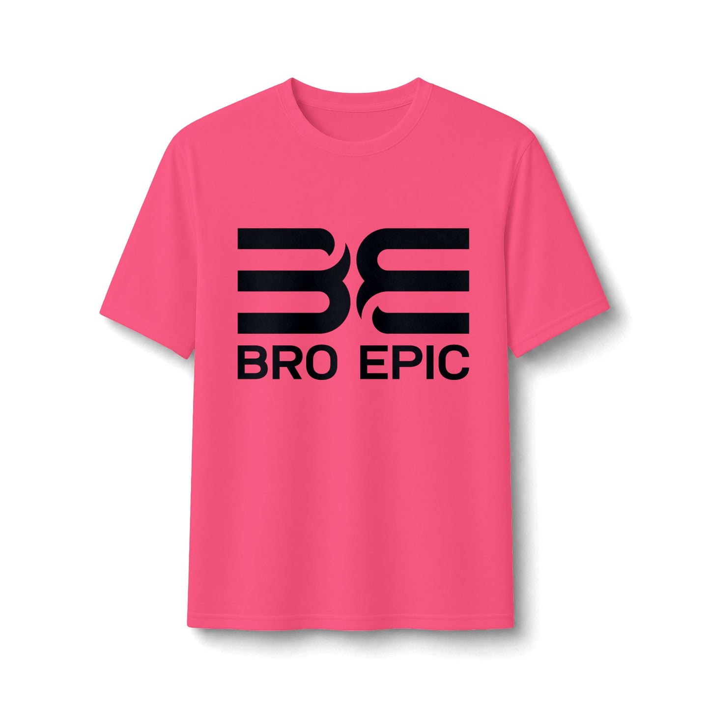 Bro Epic Performance Tee — Athletic Graphic Tee with Bold Black Logo