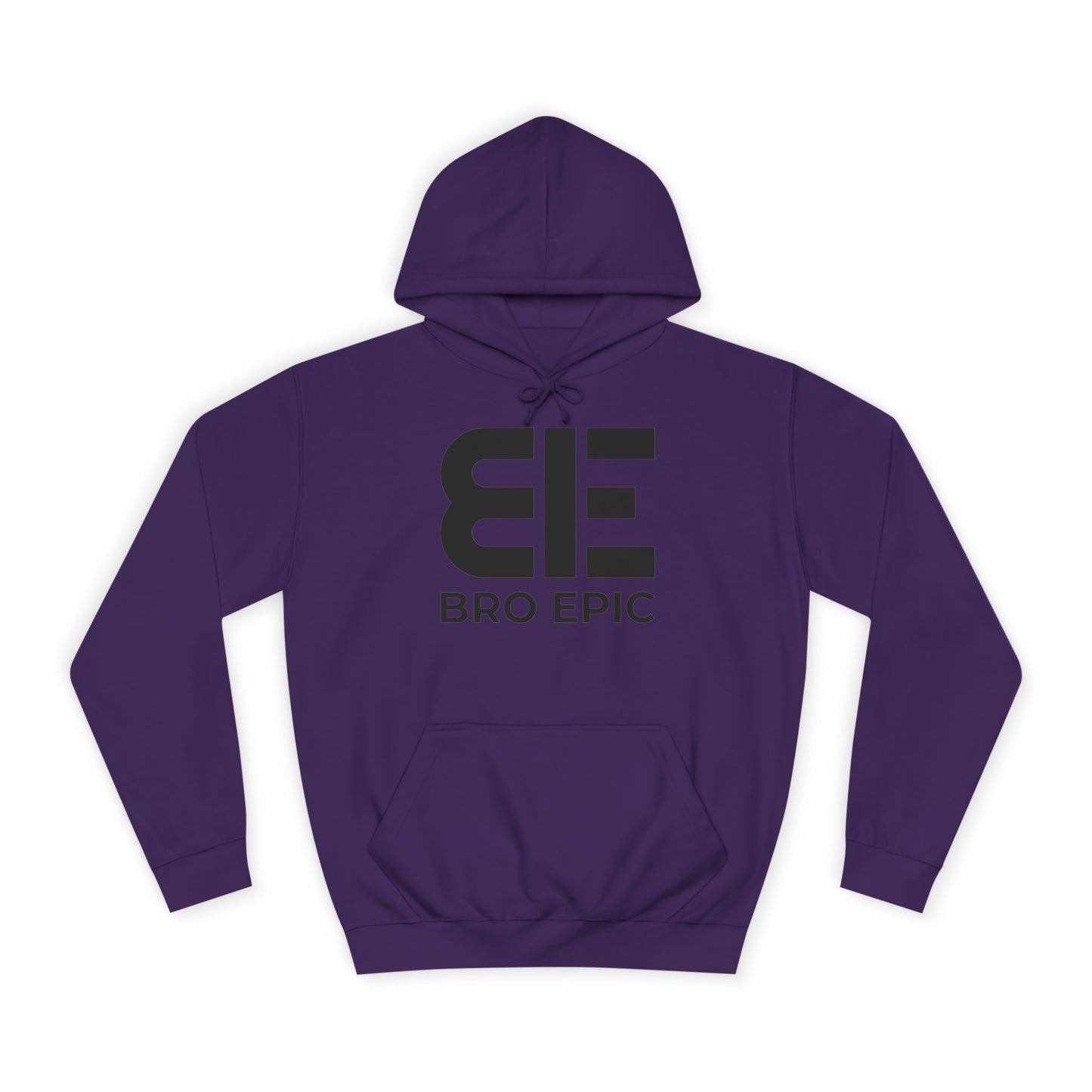 BE - College Hoodie Black Logo