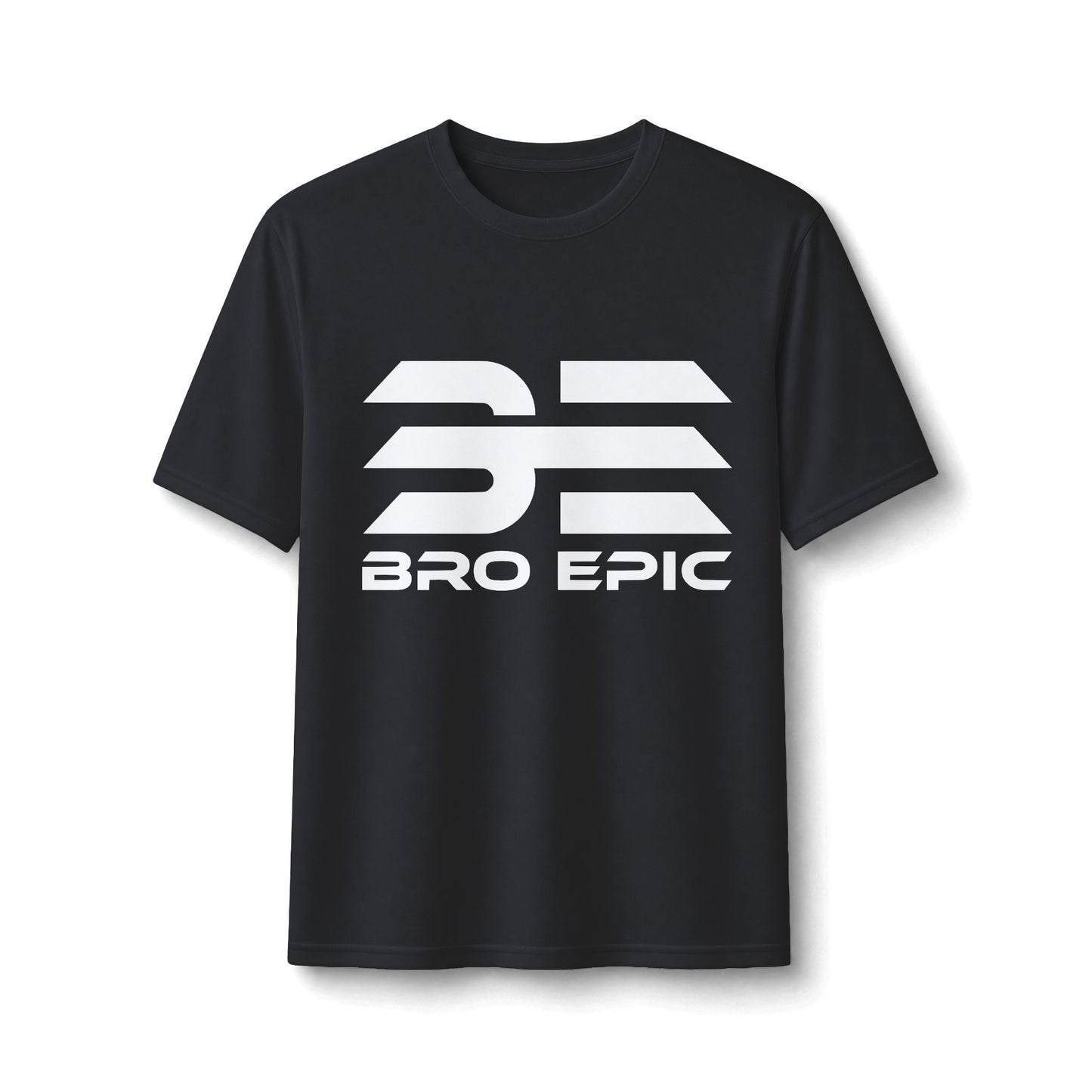 Bro Epic Performance Tee — Athletic Graphic Tee with Bold White Logo