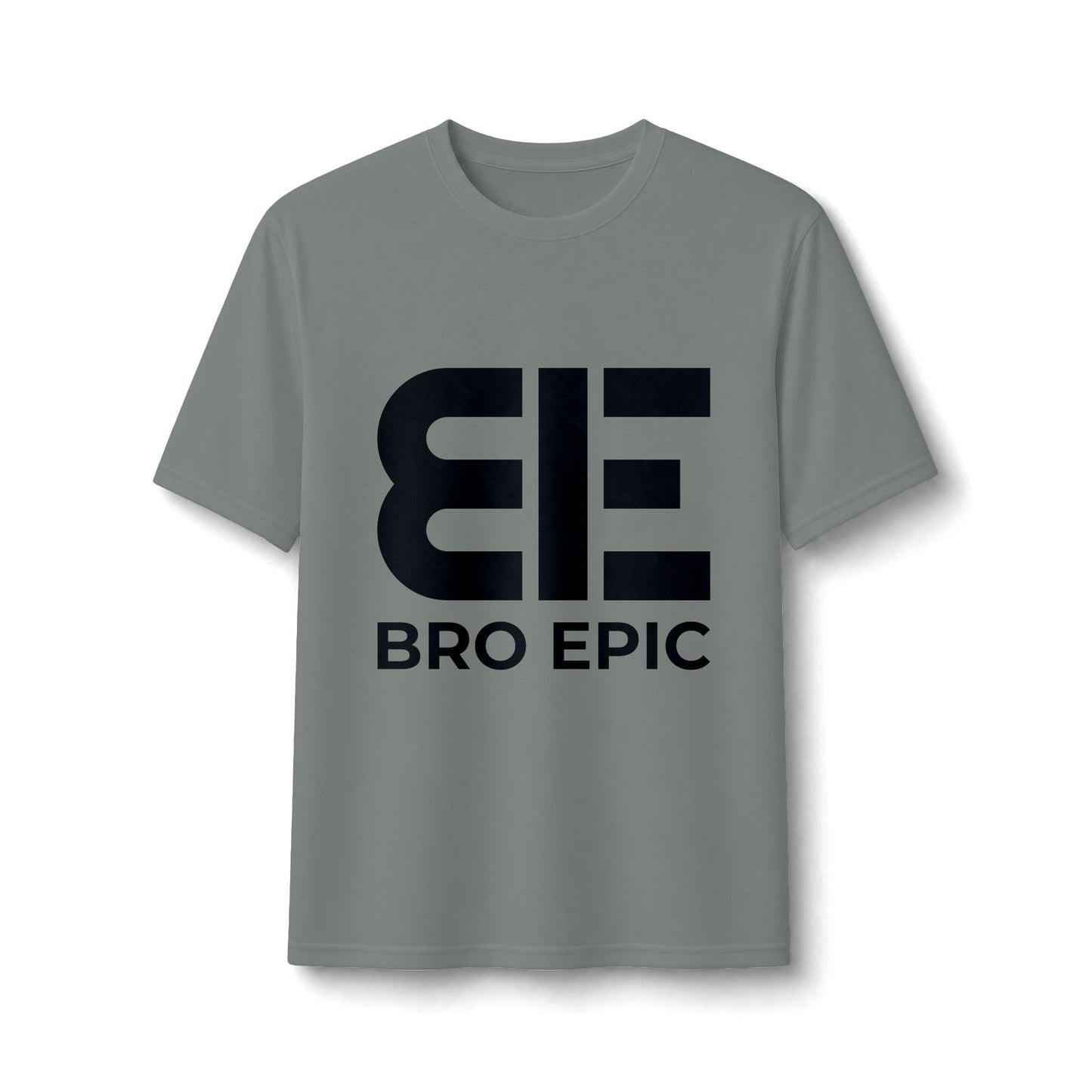 Bro Epic Performance Tee — Athletic Graphic Tee with Bold Black Logo