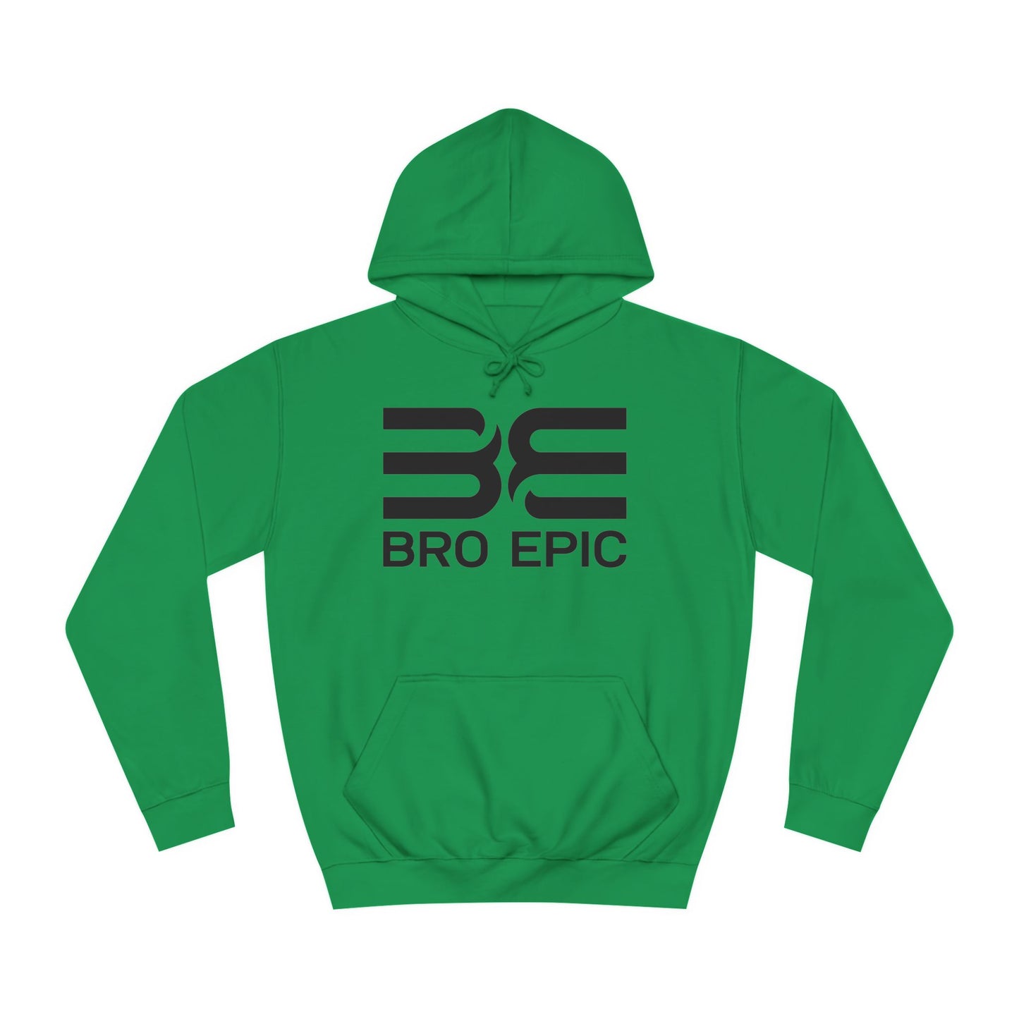 BE - College Hoodie Black Logo