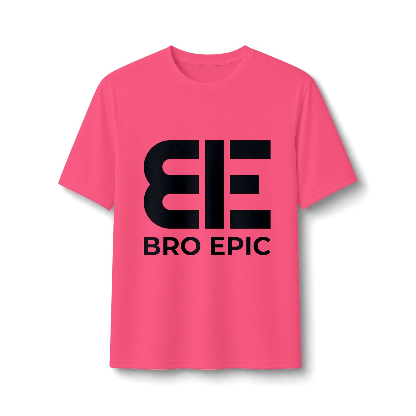 Bro Epic Performance Tee — Athletic Graphic Tee with Bold Black Logo