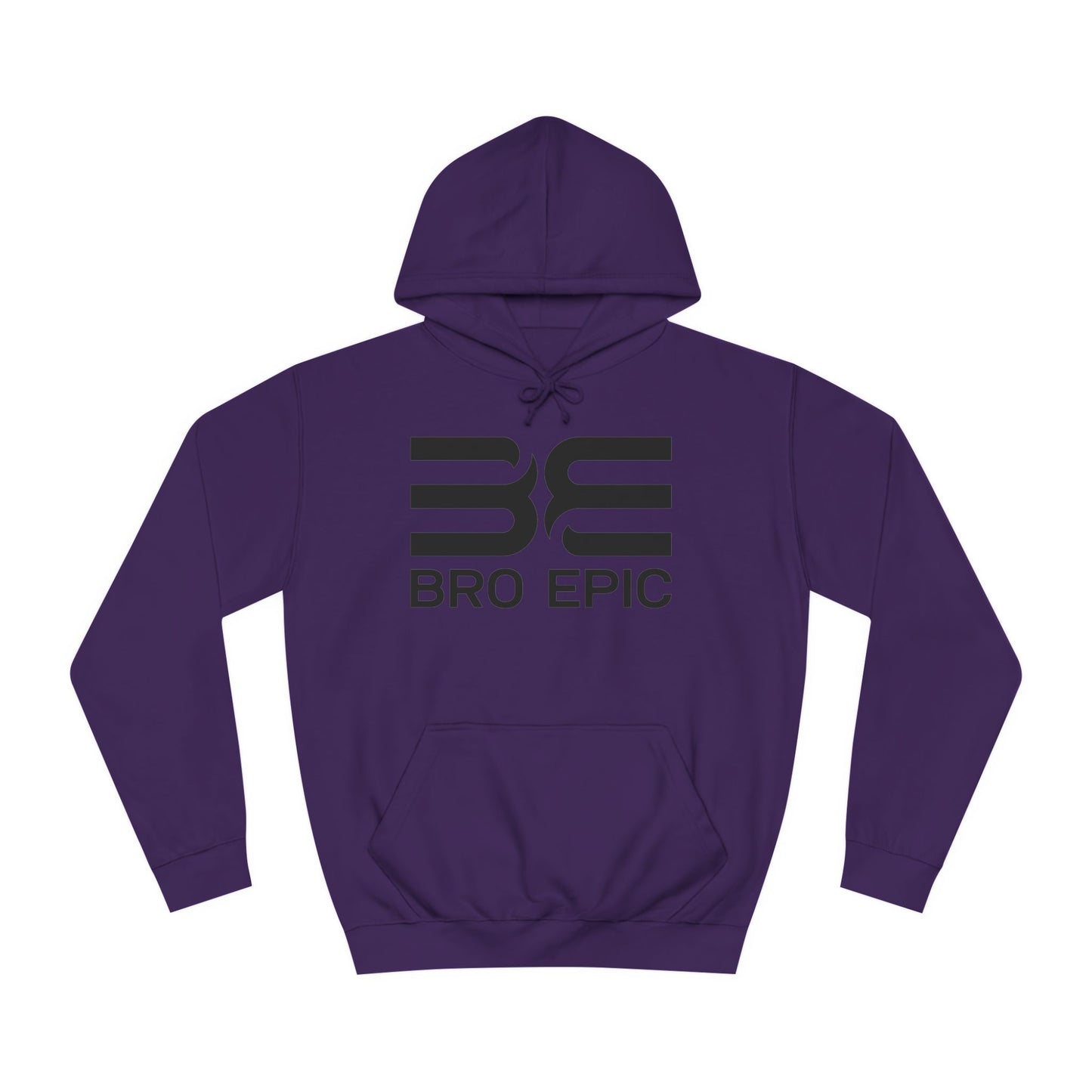 BE - College Hoodie Black Logo