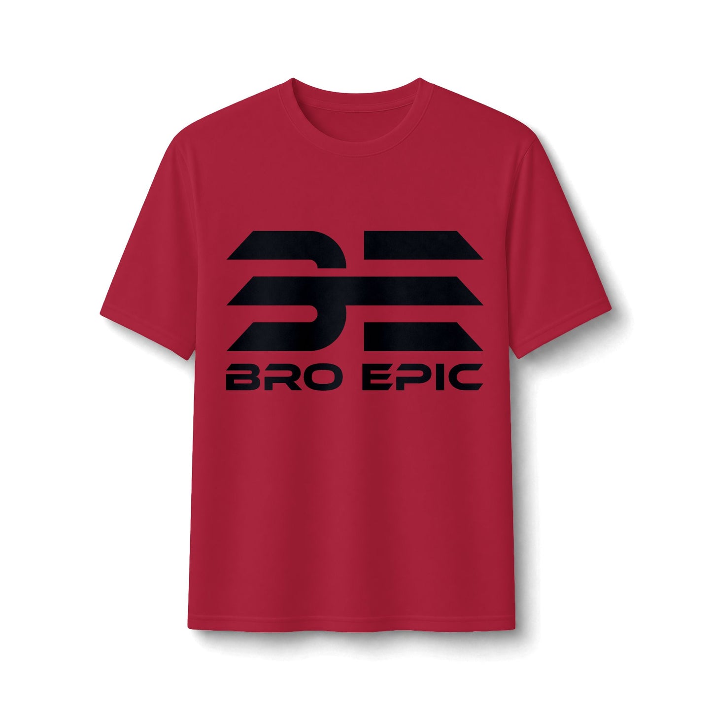 Bro Epic Performance Tee — Athletic Graphic Tee with Bold Black Logo