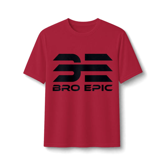 Bro Epic Performance Tee — Athletic Graphic Tee with Bold Black Logo