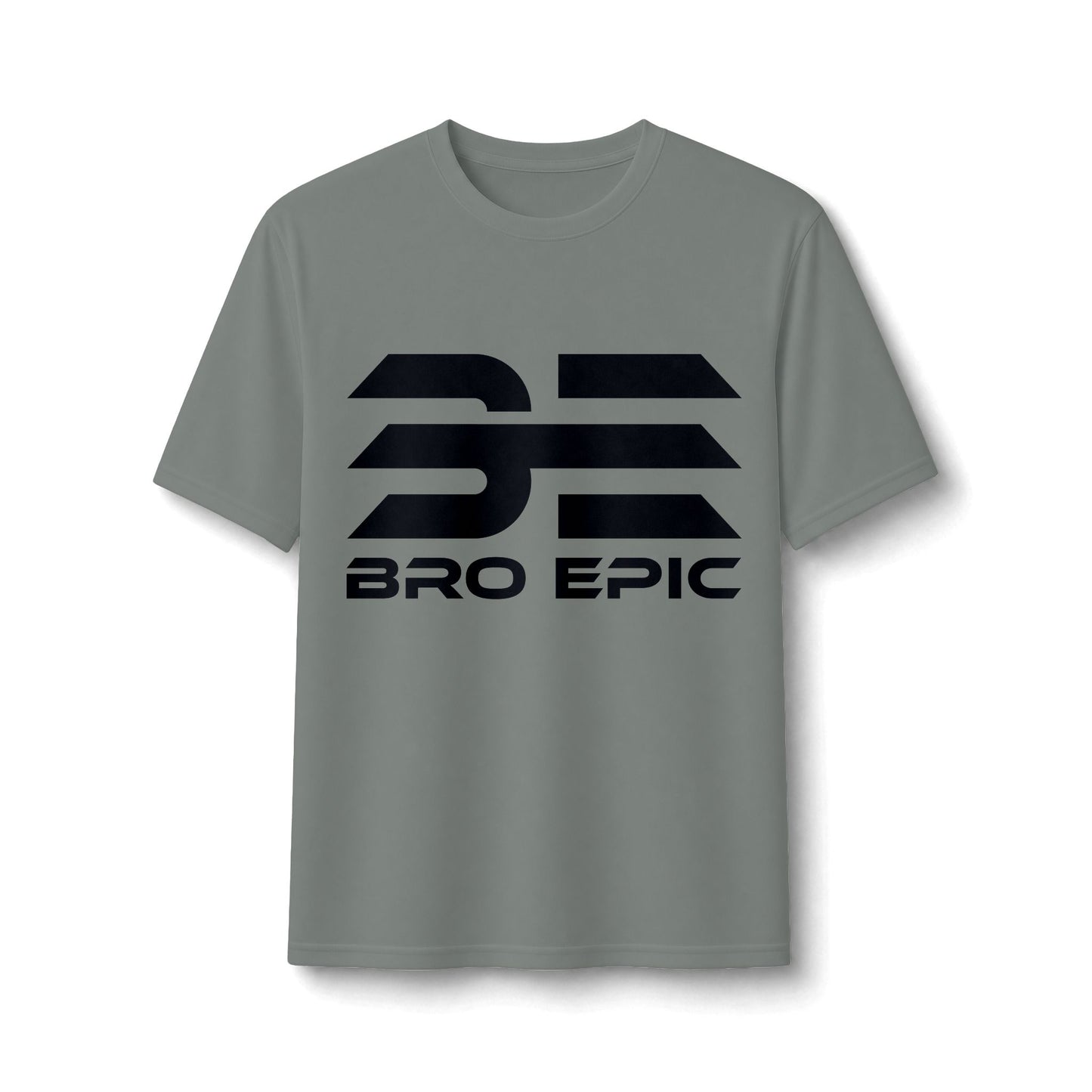 Bro Epic Performance Tee — Athletic Graphic Tee with Bold Black Logo