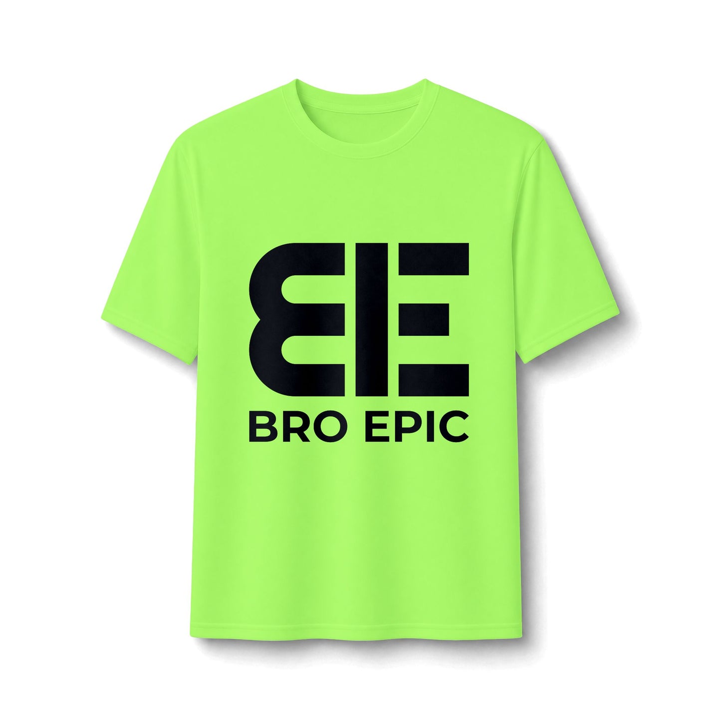 Bro Epic Performance Tee — Athletic Graphic Tee with Bold Black Logo