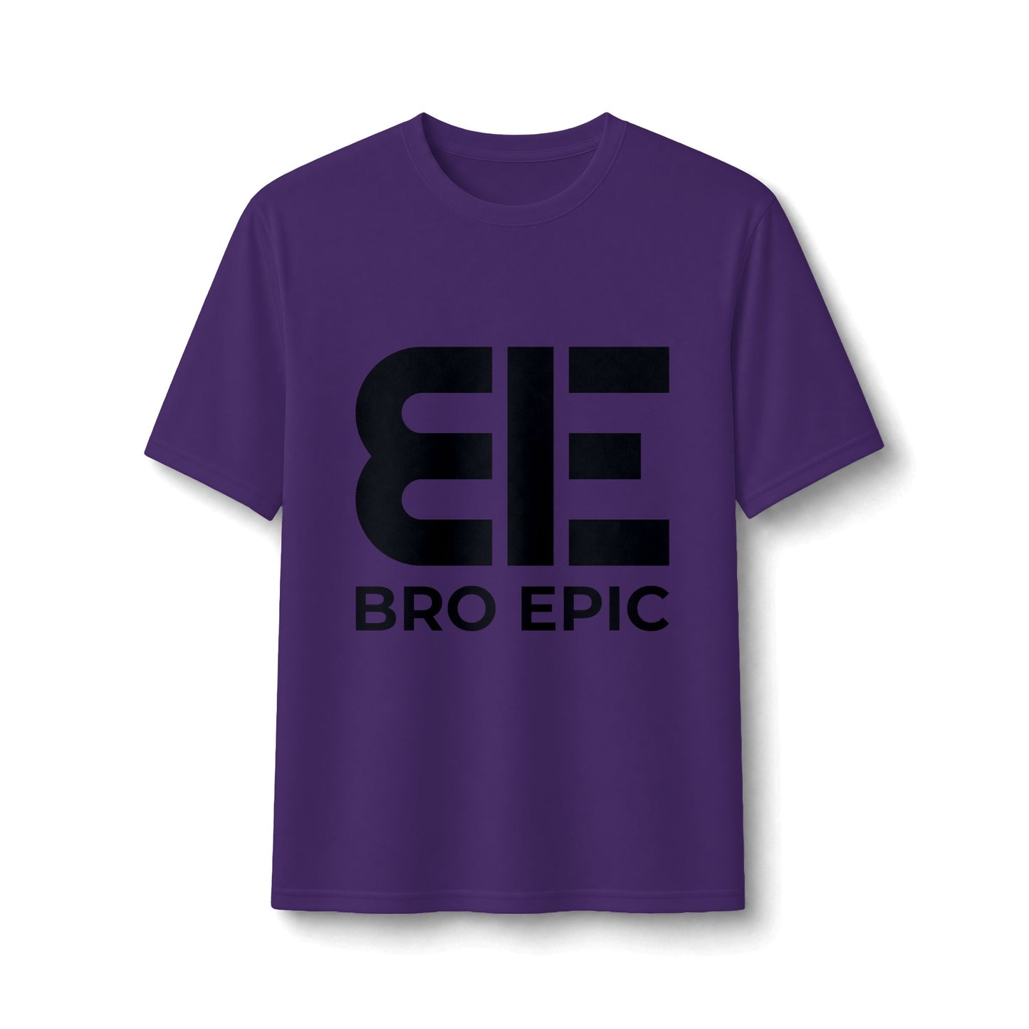 Bro Epic Performance Tee — Athletic Graphic Tee with Bold Black Logo