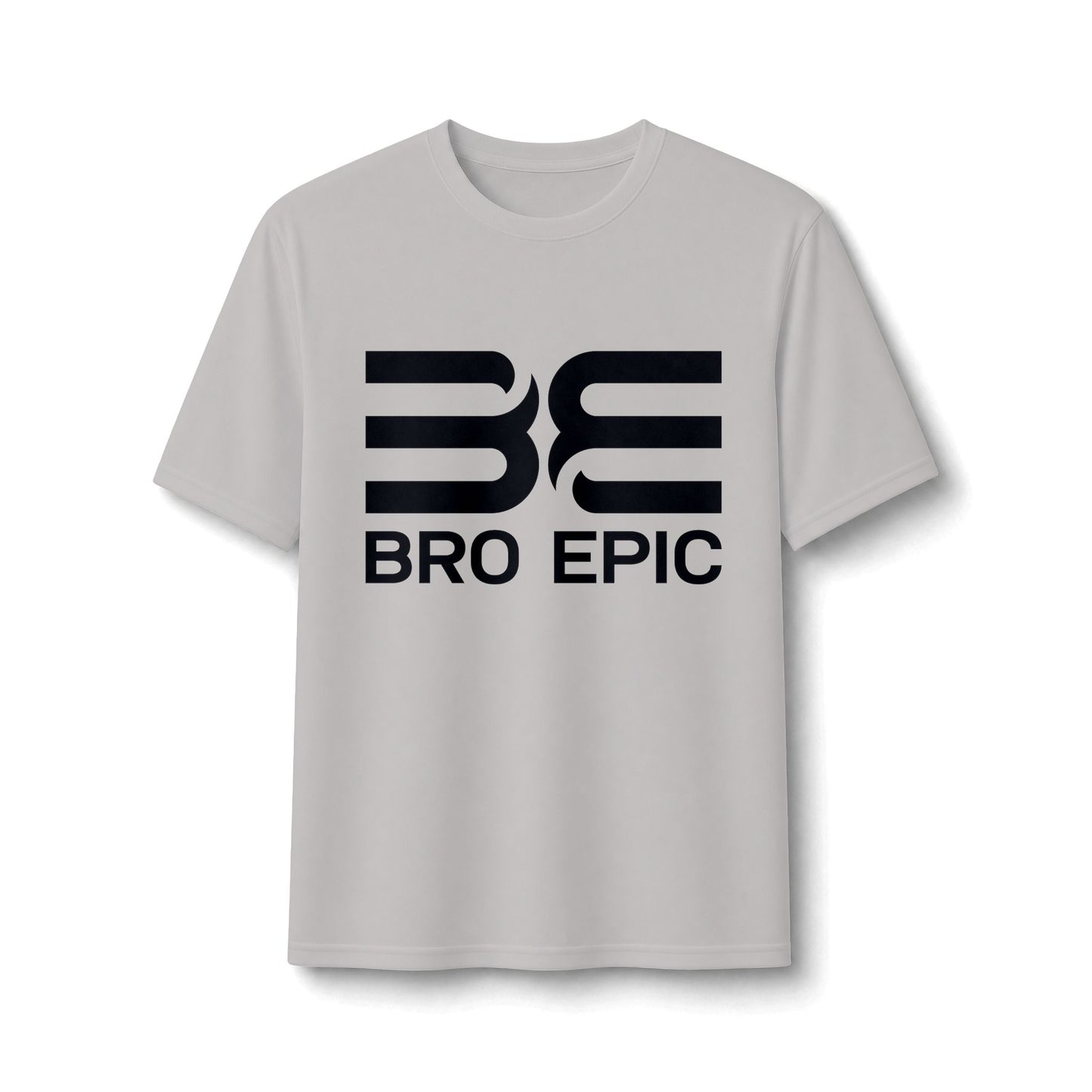 Bro Epic Performance Tee — Athletic Graphic Tee with Bold Black Logo
