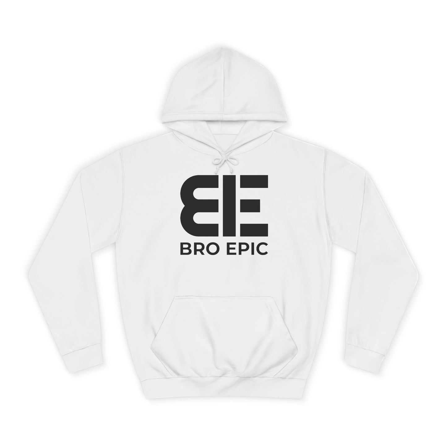 BE - College Hoodie Black Logo