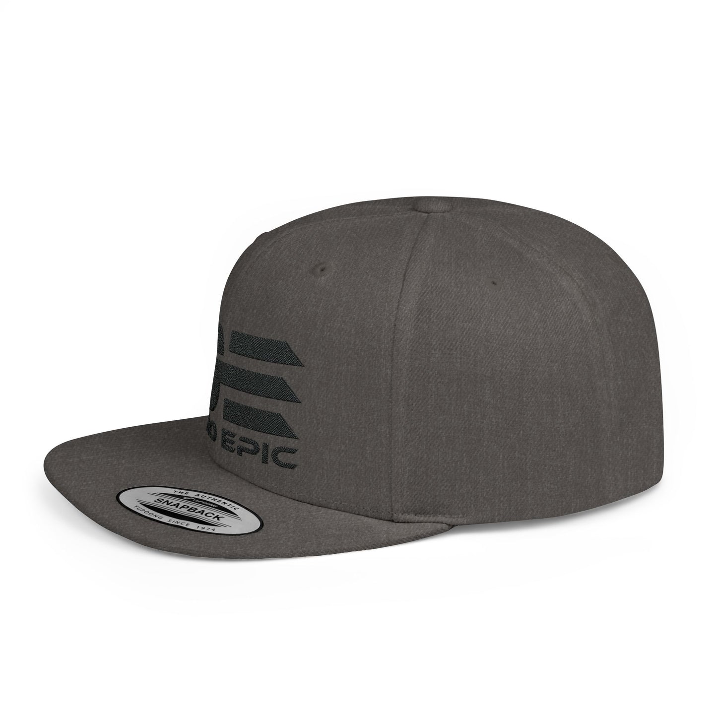 BE - Flat Bill Snapback Black Logo