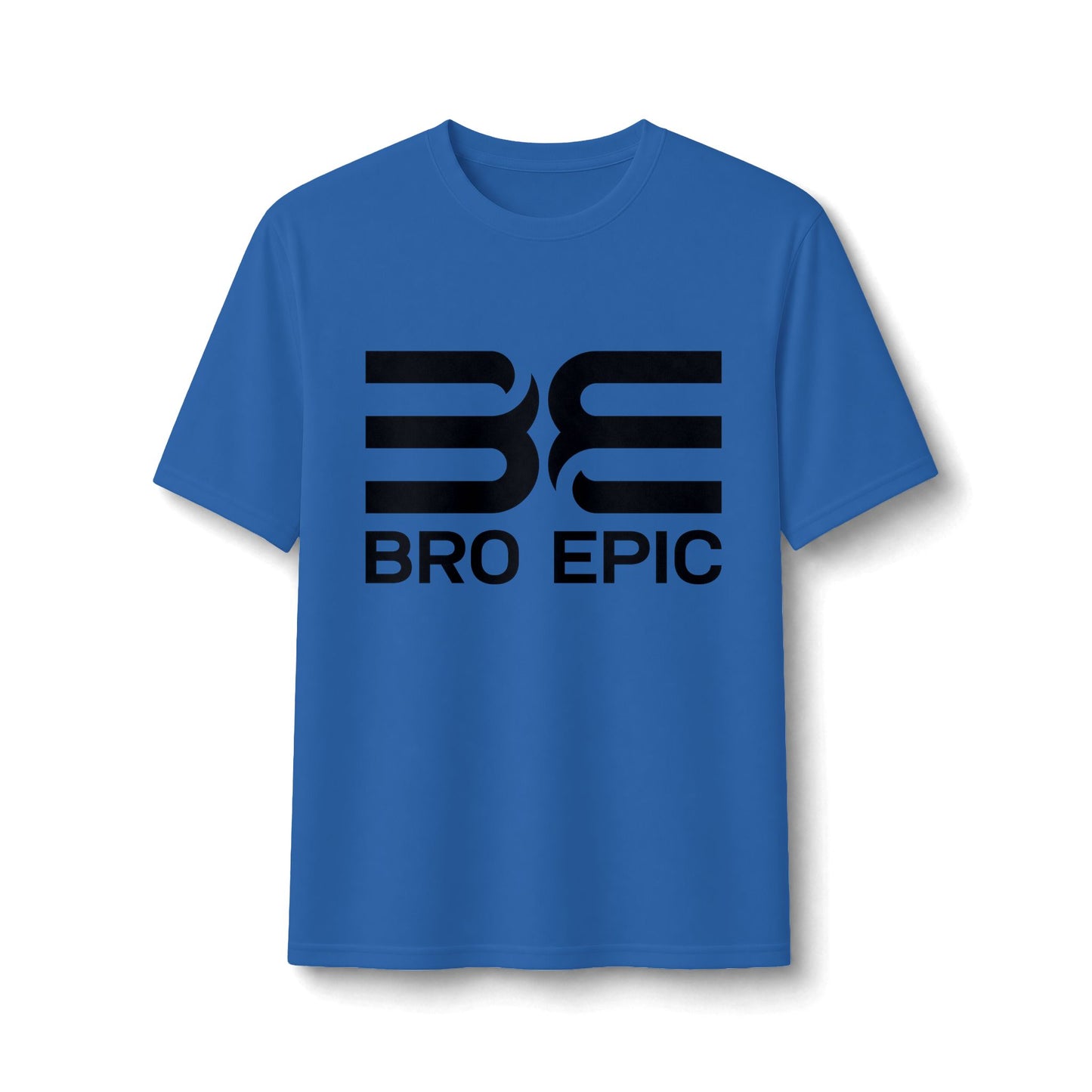 Bro Epic Performance Tee — Athletic Graphic Tee with Bold Black Logo