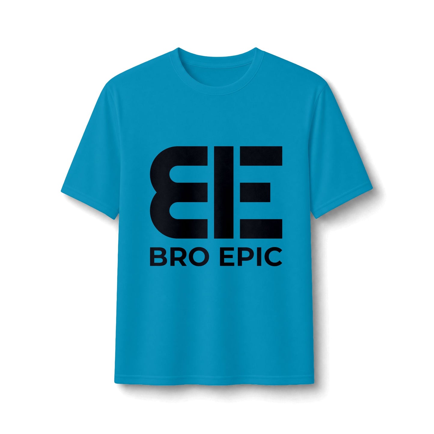 Bro Epic Performance Tee — Athletic Graphic Tee with Bold Black Logo
