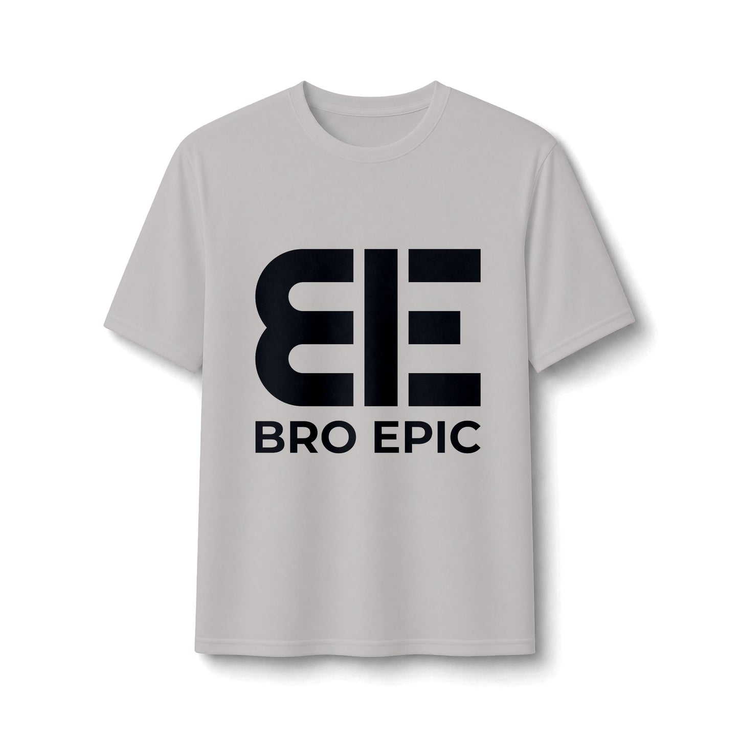 Bro Epic Performance Tee — Athletic Graphic Tee with Bold Black Logo