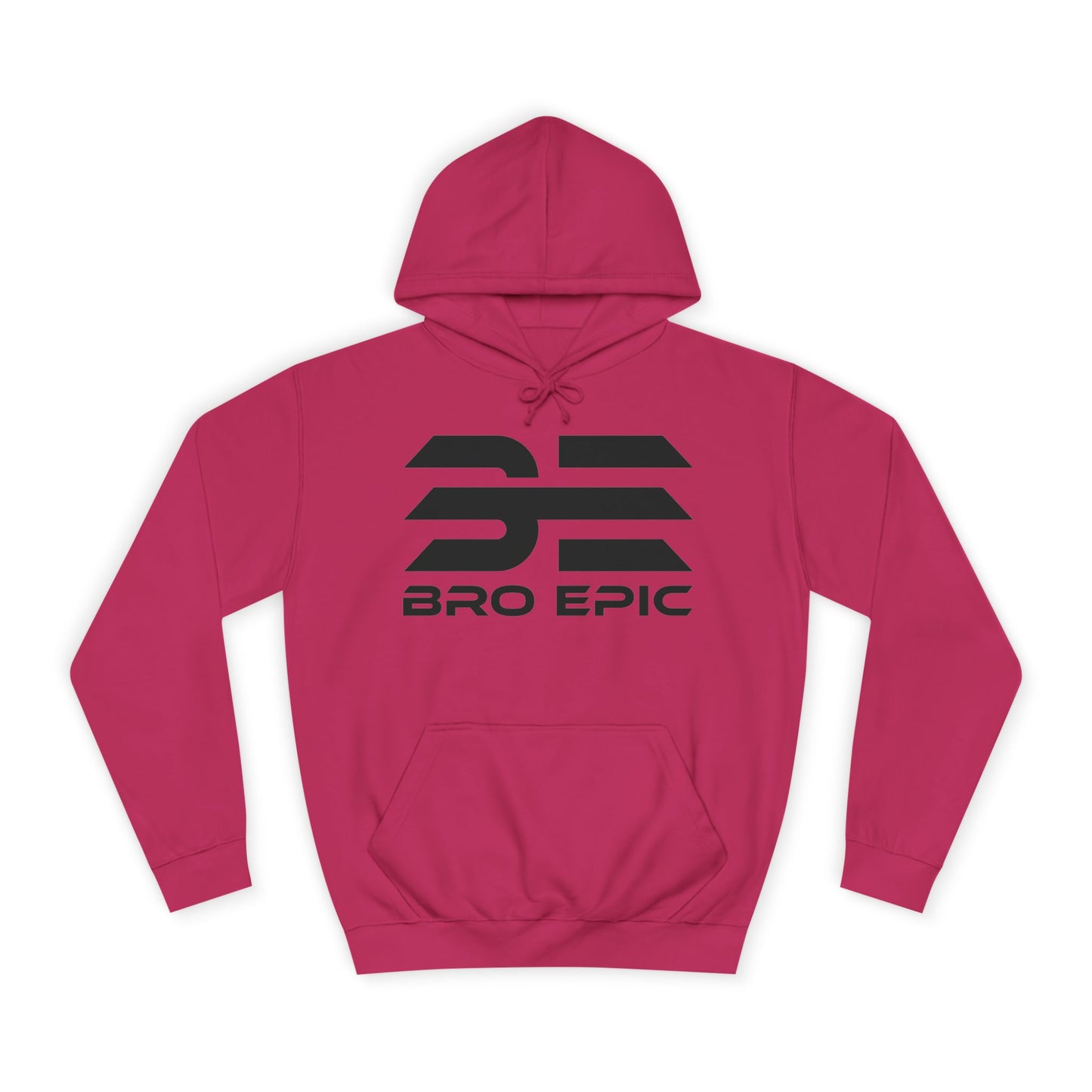 BE - College Hoodie Black Logo